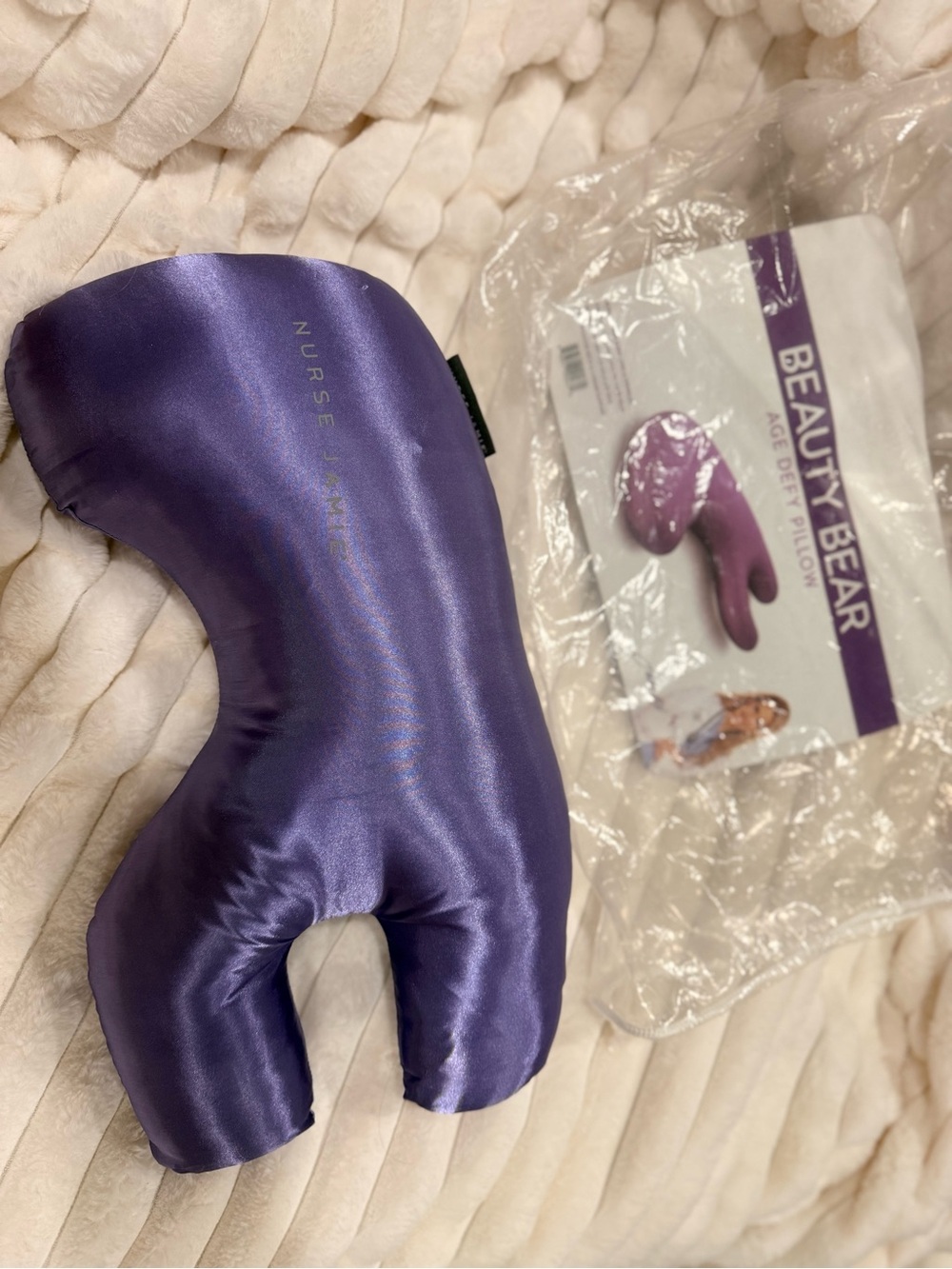 Beauty Bear Age Defy Pillow - Purple
